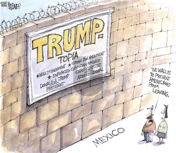 Matt Davies on Monday February 29, 2016 Comic Strip