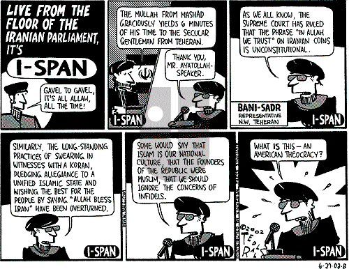 Ted Rall on Saturday June 29, 2002 Comic Strip