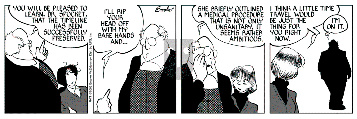 9 Chickweed Lane - Thursday November 23, 2006 Comic Strip