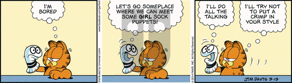 Garfield on Friday September 19, 2014 Comic Strip