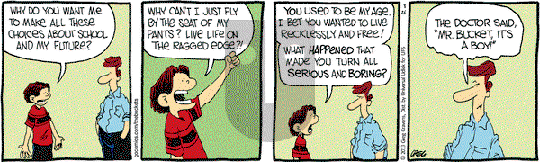 The Buckets on Tuesday March 26, 2013 Comic Strip