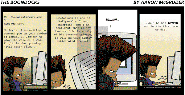 The Boondocks on Sunday December 10, 2006 Comic Strip