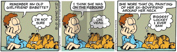 Garfield on Saturday October 18, 2008 Comic Strip