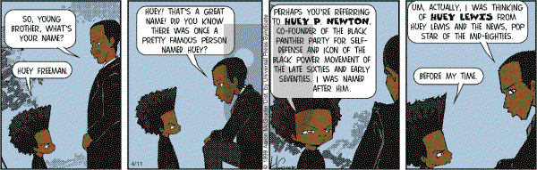 The Boondocks on Tuesday April 11, 2006 Comic Strip