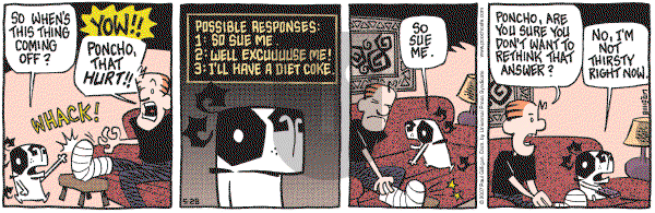 Pooch Cafe on Monday May 28, 2007 Comic Strip