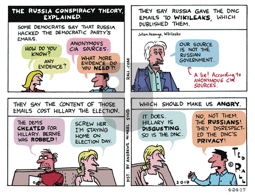 Ted Rall on Monday April 24, 2017 Comic Strip