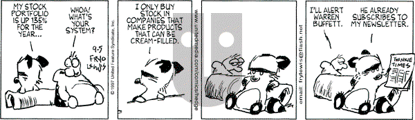 Over the Hedge on Friday September 5, 1997 Comic Strip