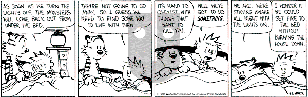 Calvin and Hobbes - Friday August 21, 1992 Comic Strip