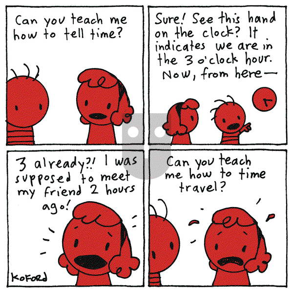 Haircut Practice on Monday July 15, 2024 Comic Strip