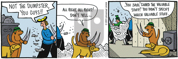Overboard on Thursday April 14, 2011 Comic Strip