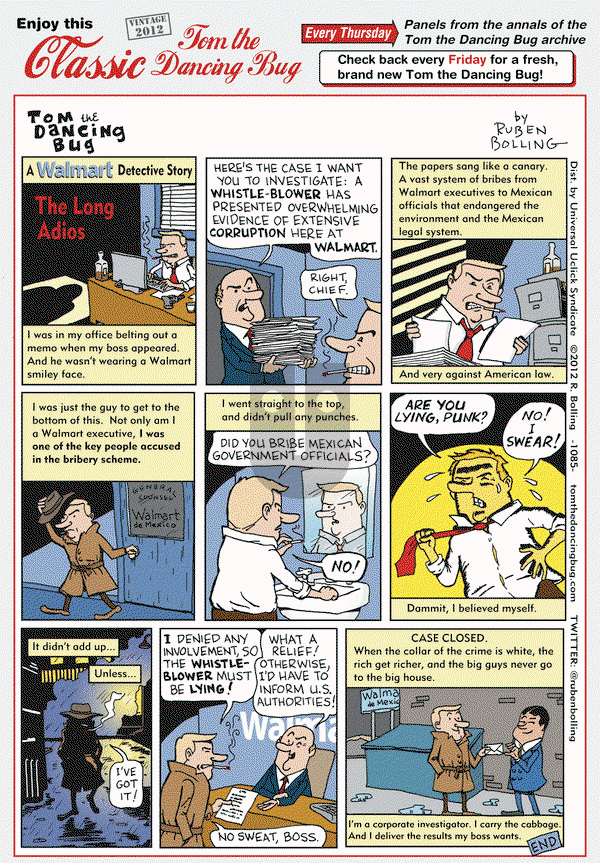 Tom the Dancing Bug on Thursday November 8, 2018 Comic Strip