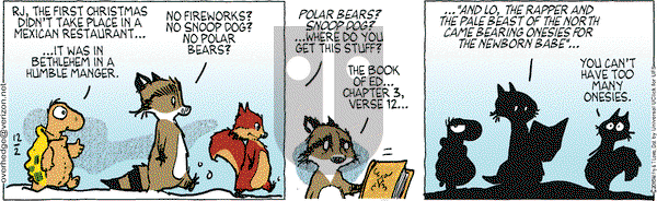 Over the Hedge on Wednesday December 2, 2015 Comic Strip