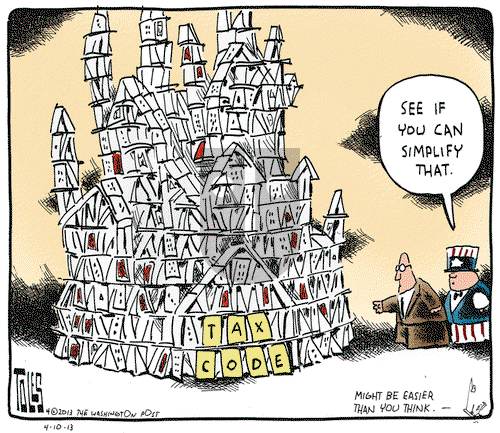 Tom Toles on Wednesday April 10, 2013 Comic Strip