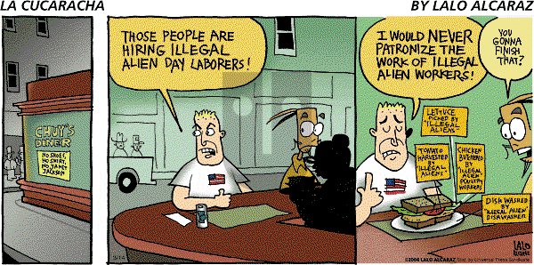 La Cucaracha on Sunday March 14, 2004 Comic Strip