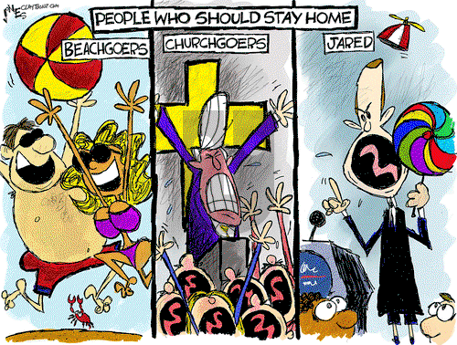 Clay Jones - Thursday April 9, 2020 Comic Strip
