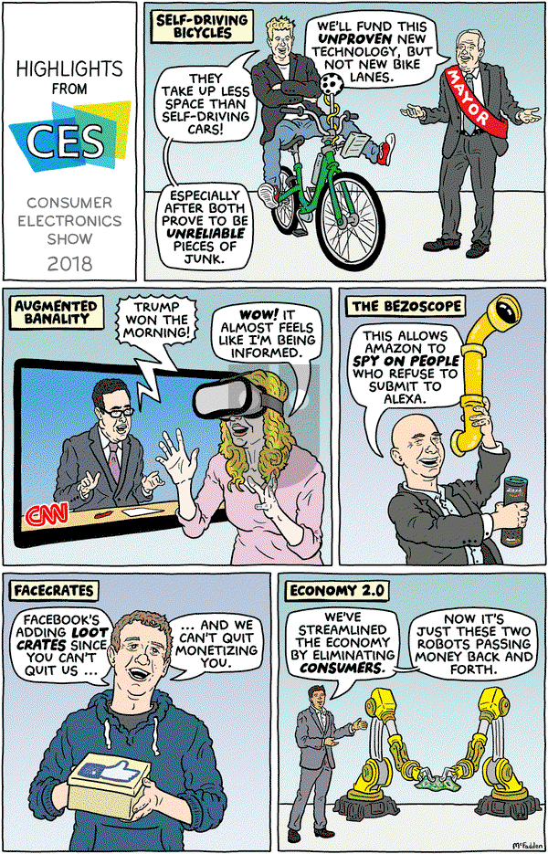 Brian McFadden - Friday January 12, 2018 Comic Strip