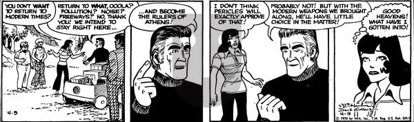 Alley Oop on Friday January 26, 1973 Comic Strip