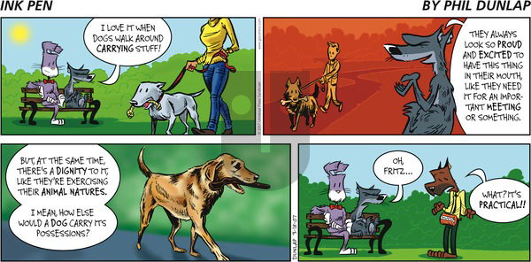Ink Pen on Sunday March 18, 2007 Comic Strip
