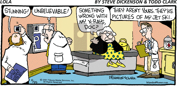 Lola on Sunday November 25, 2001 Comic Strip