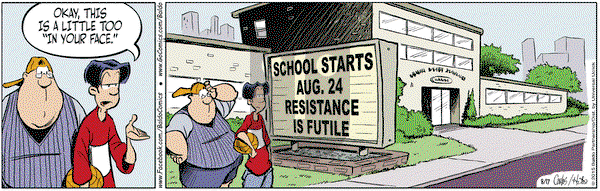 Baldo on Monday August 17, 2015 Comic Strip