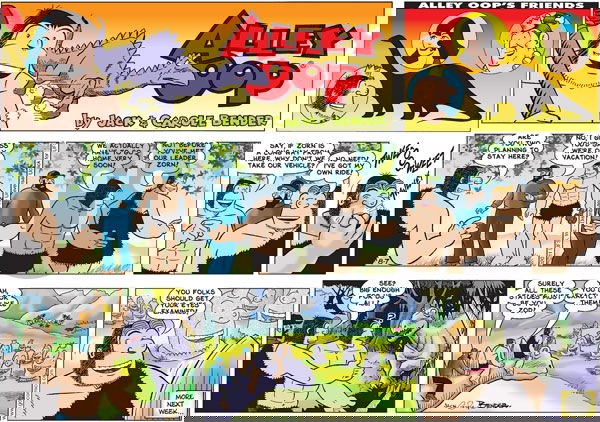 Alley Oop on Sunday August 7, 2011 Comic Strip