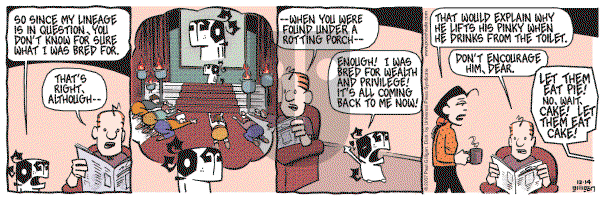 Pooch Cafe on Friday December 14, 2007 Comic Strip