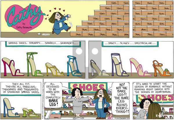 Cathy Classics on Sunday April 22, 2012 Comic Strip