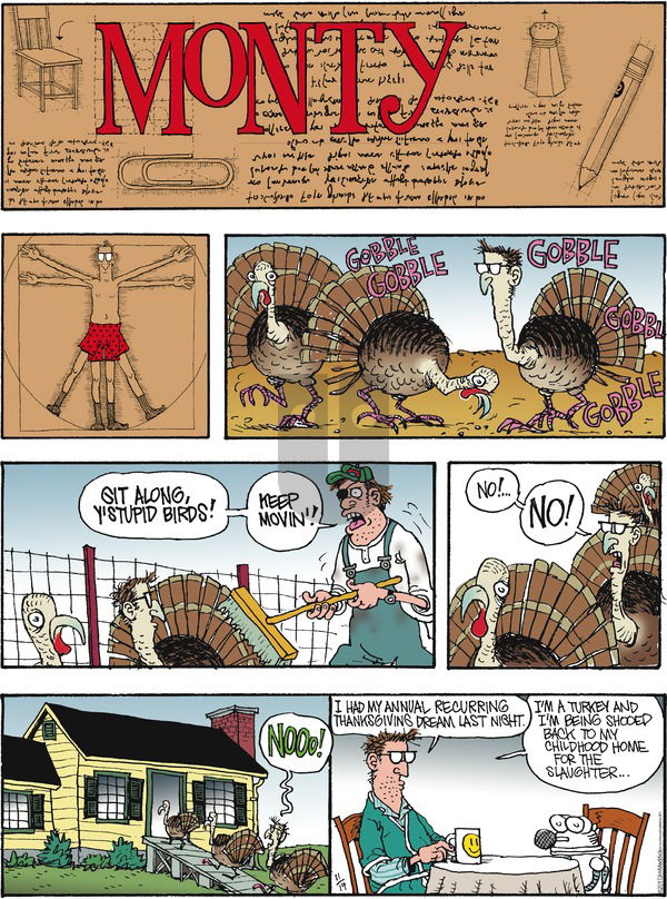 Monty on Sunday November 19, 2017 Comic Strip