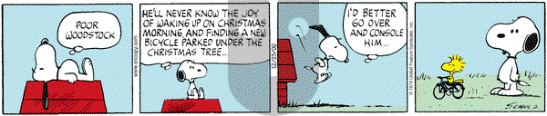 Peanuts on Monday December 25, 2000 Comic Strip