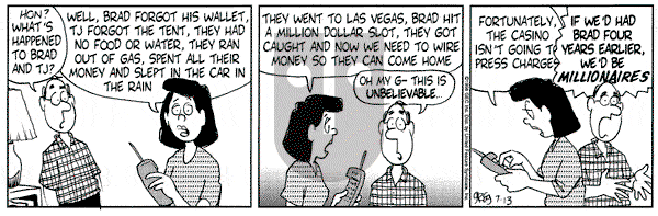 Luann on Saturday July 13, 1996 Comic Strip