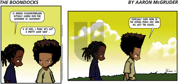 The Boondocks on Sunday February 6, 2011 Comic Strip