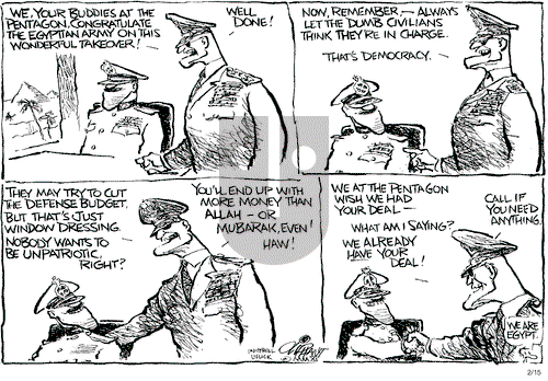 Pat Oliphant on Tuesday February 15, 2011 Comic Strip