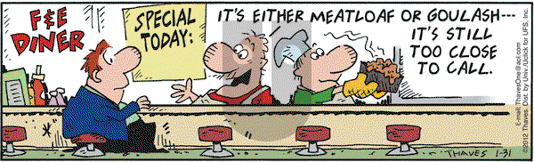 Frank and Ernest on Tuesday January 31, 2012 Comic Strip