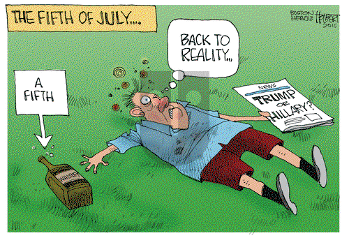 Jerry Holbert on Tuesday July 5, 2016 Comic Strip