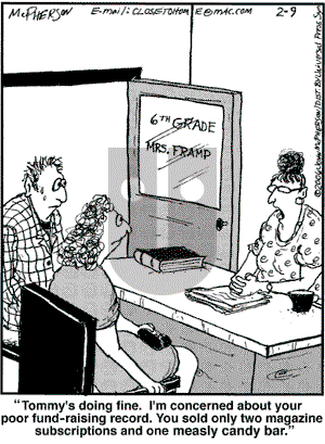 Close to Home on Thursday February 9, 2006 Comic Strip