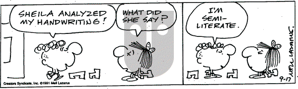 Miss Peach on Tuesday March 11, 2025 Comic Strip