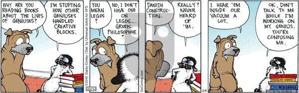 Get Fuzzy on Monday February 6, 2012 Comic Strip