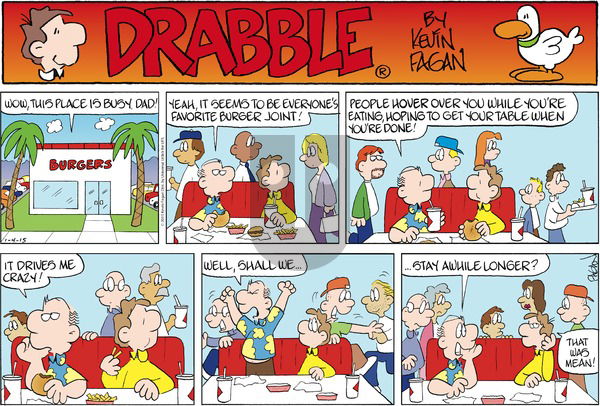 Drabble on Sunday January 4, 2015 Comic Strip