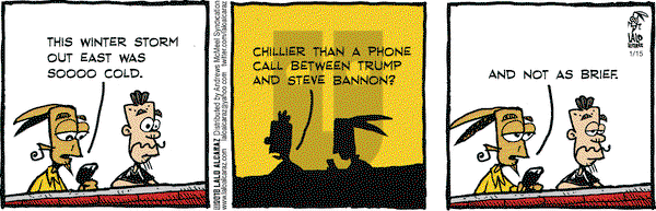 La Cucaracha on Monday January 15, 2018 Comic Strip
