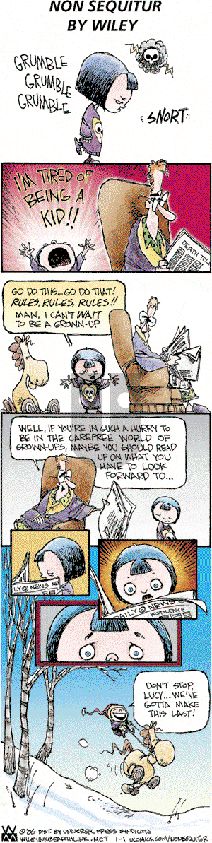 Non Sequitur on Sunday January 1, 2006 Comic Strip