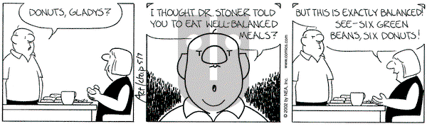 The Born Loser on Tuesday May 7, 2002 Comic Strip