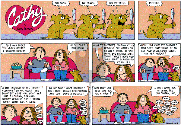 Cathy Classics - Sunday October 8, 2000 Comic Strip