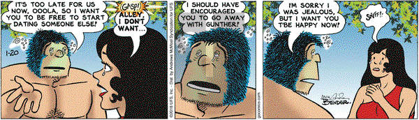Alley Oop on Saturday January 20, 2018 Comic Strip