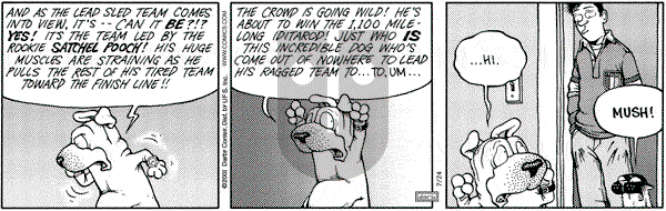 Get Fuzzy on Tuesday July 24, 2001 Comic Strip