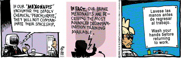 La Cucaracha on Thursday August 21, 2008 Comic Strip