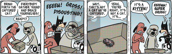Pooch Cafe on Thursday July 21, 2011 Comic Strip
