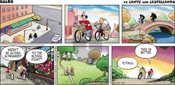 Baldo on Sunday February 19, 2017 Comic Strip