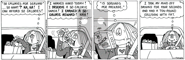 Cathy Classics on Saturday November 11, 1995 Comic Strip