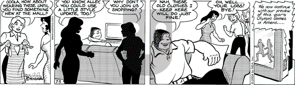 Alley Oop on Monday July 5, 2004 Comic Strip