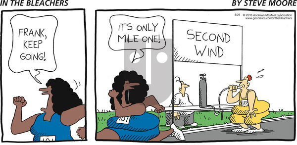 In the Bleachers on Sunday August 26, 2018 Comic Strip